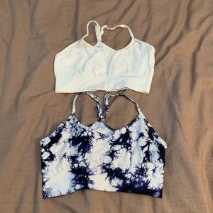 Pack of 2 strappy sports bras